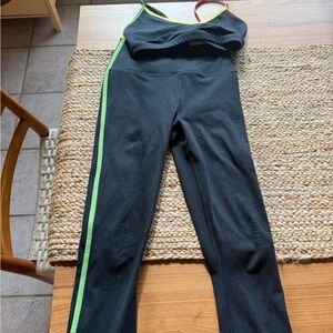 Spiritual Gangster Black Set with Neon Trim